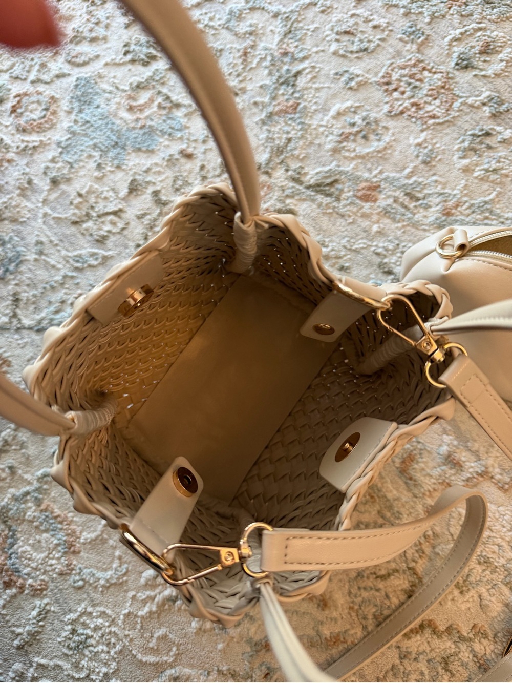 The Hollace Tote - Woven Mini Edition, Beige - Picture 6 of 13